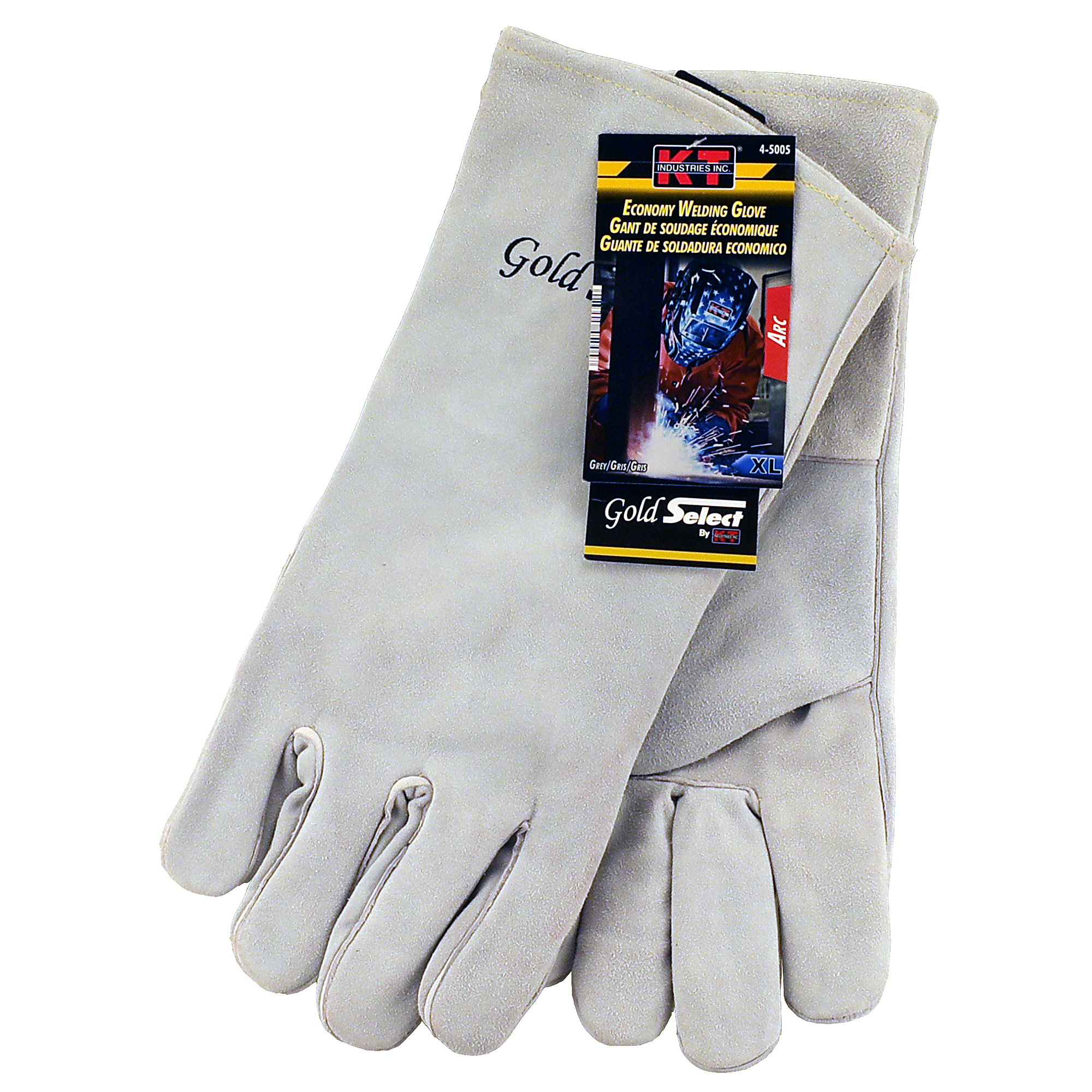 K-T Industries GREY WELDERS GLOVES XL